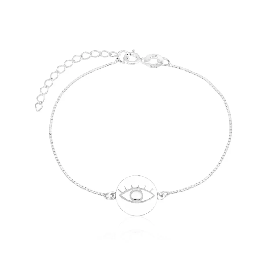 Pulseira Olho Grego em Prata 925
