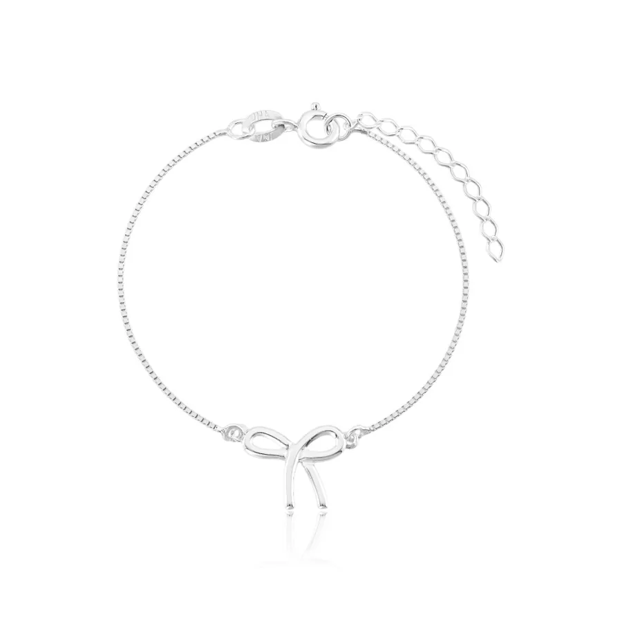 Pulseira Laço em Prata 925